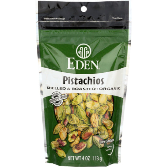 EDEN FOODS NUT PISTACHIO SHELLD RST 4 OZ - Pack of 1