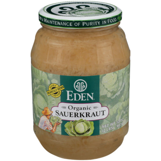 EDEN FOODS SAUERKRAUT ORG 32 OZ - Pack of 1