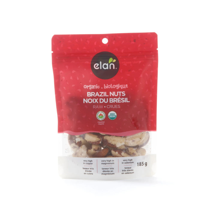 ELAN NUTS RAW BRAZIL ORGANIC 6.5 OZ