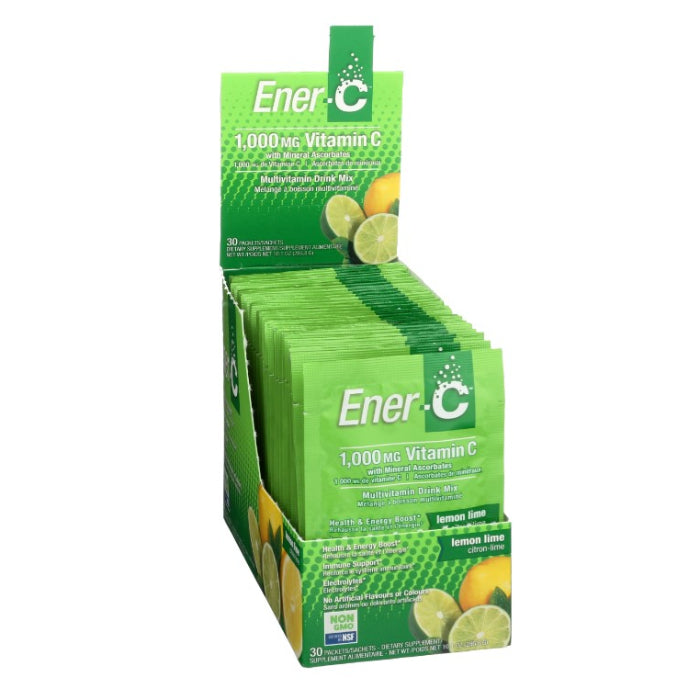 Ener-C - Vitamin C Lemon Lime 1000mg, 30 Pc - Pack of 1