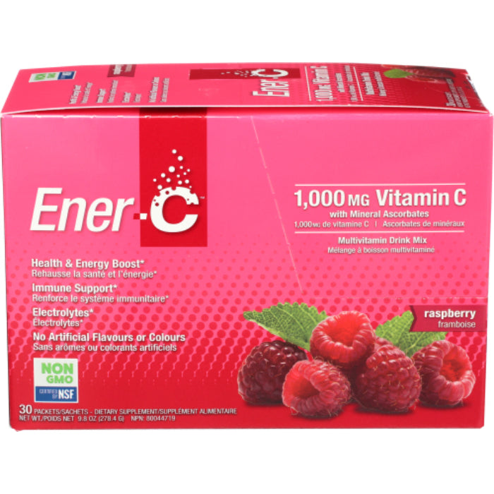 ENER C VITAMIN C PKT RASPBERRY 30 PC - Pack of 1