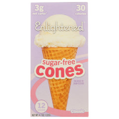 Enlightened Cones Ice Cream Classic 12 Ea - Pack of 12