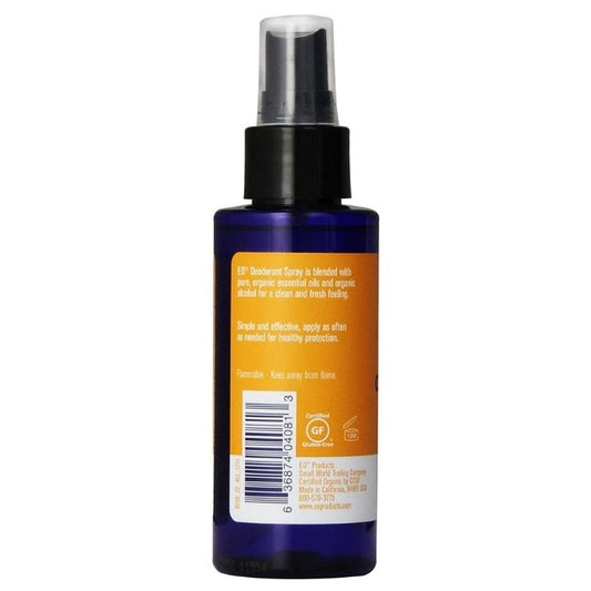 EO - Citrus Deodorant Spray, 4 oz - back