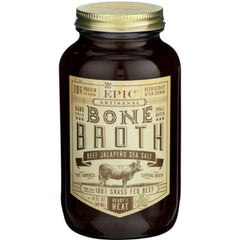 Epic - Beef Jalapeno Sea Salt Bone Broth, 14 Oz - Pack of 6