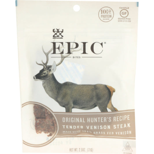 Epic - Venison Streak Jerky, 2.5 Oz - Pack of 8