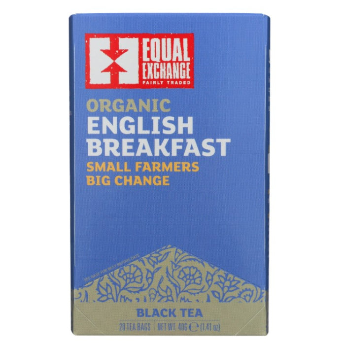 Equal Exchange - Organic English Breakfast Tea, 20 Bags - Pack of 6