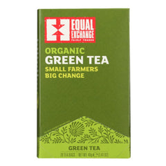 Equal Exchange - Organic Green Tea, 20 Bags - Pack of 6