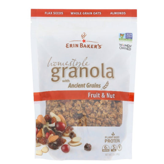 Erin Bakers - Homestyle Fruit & Nut Granola, 12 Oz - Pack of 6