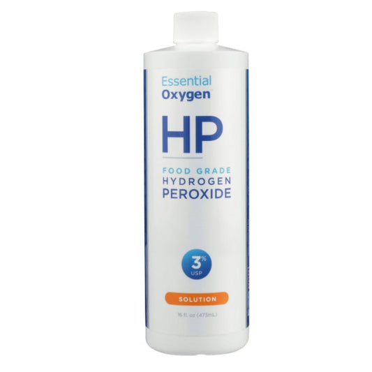 Essential Oxygen - Hydrogen Peroxide 3%, 16 Oz - Pack of 1