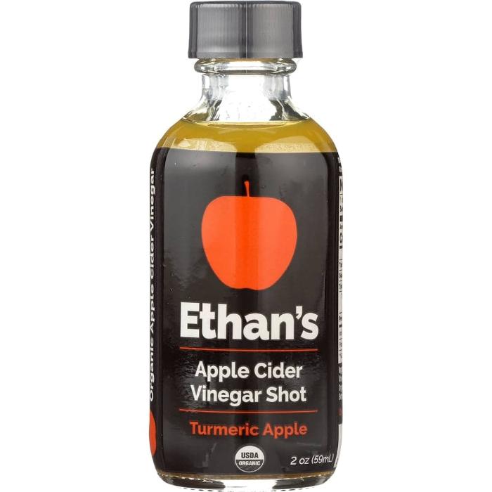 ETHANS - Apple Cider Vinegar Turmeric Apple, 2 fl oz  Pack of 6