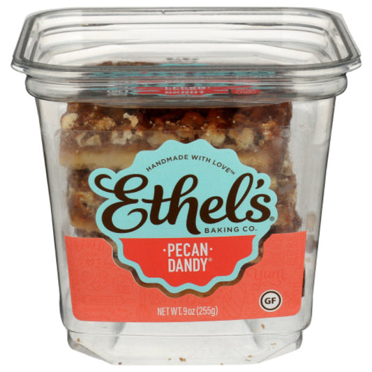 Ethel's - Gluten-Free Dessert Bar Pecan Dandy, 9 Oz | Pack of 8