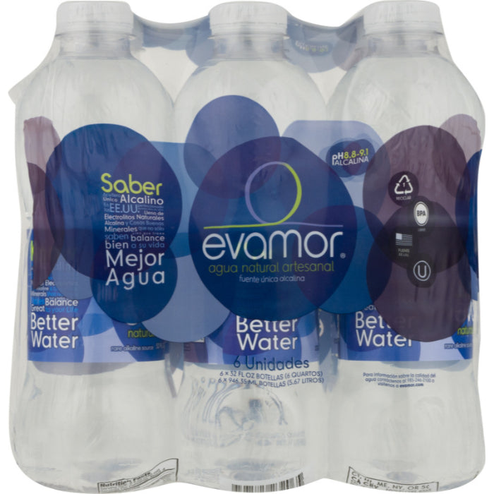 EVAMOR WATER ARTESIAN 6PK 192 FO