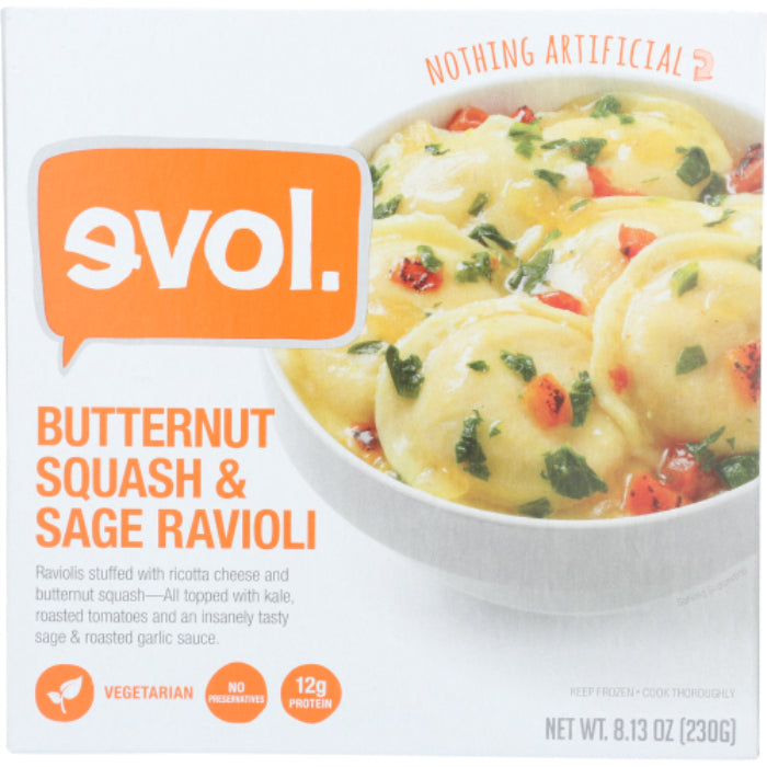 Evol Entree - Butternut Squash Sage, 8.1 Oz | Pack of 8