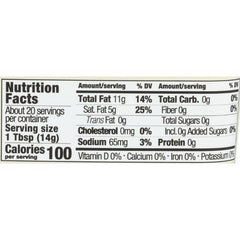 Earth Balance - Organic Coconut Spread, 10oz - nutrition facts