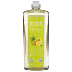 ECOS - Bamboo Lemon Dishmate, 25 OZ - Pack of 6