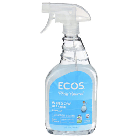 ECOS - Vinegar Window Cleaner, 22 Oz - Pack of 6