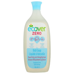 Ecover - Zero Liquid Dishwash, 25 Oz - Pack of 6