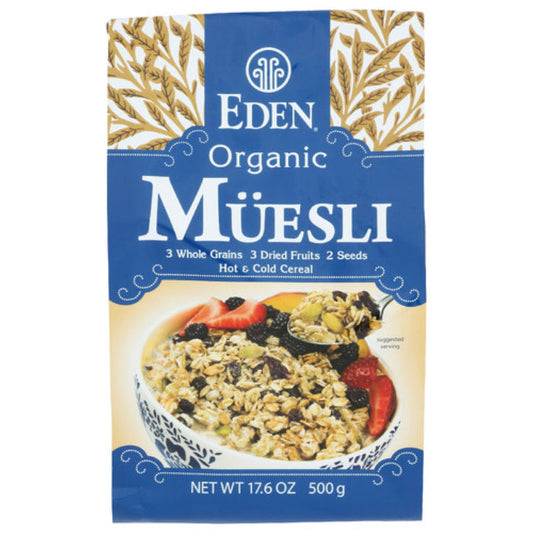 Eden Foods - Organic Muesli, 17.6 Oz - Pack of 6