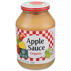 Eden Foods - Organic Apple Sauce, 25 Oz - Pack of 12