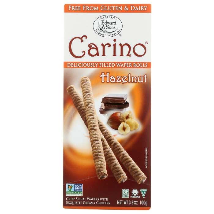 Edward & Sons - Carino Wafer Rolls hazelnut