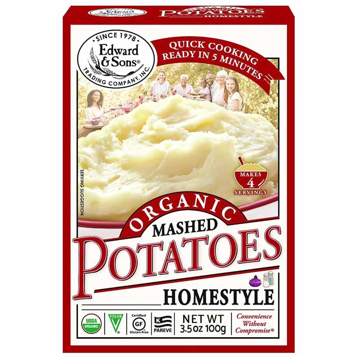 Edward & Sons - Organic Mashed Potatoes Homestyle, 3.5oz