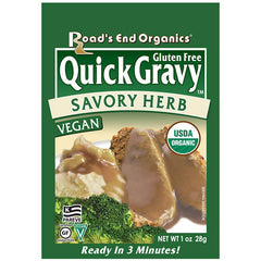 Edward & Sons - Road's End Organics Gluten-Free Gravy - Savory Herb, 1 fl oz