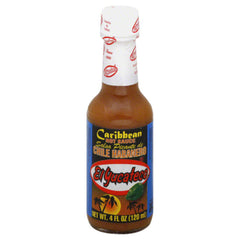 El Yucateco Sauce Hot Habanero Caribbean Style 4 Oz - Pack of 12