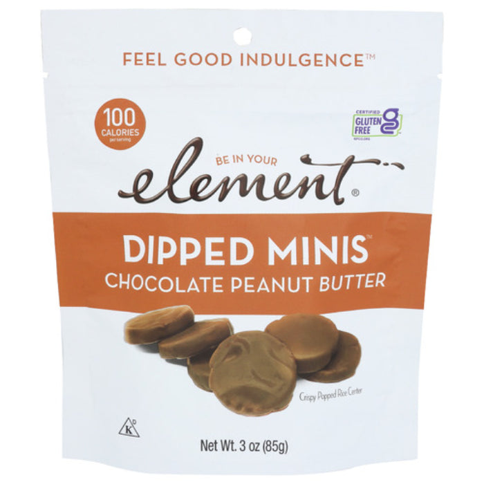 Element - Peanut Butter Chocolate Rice Cakes, 3 Oz - Pack of 8