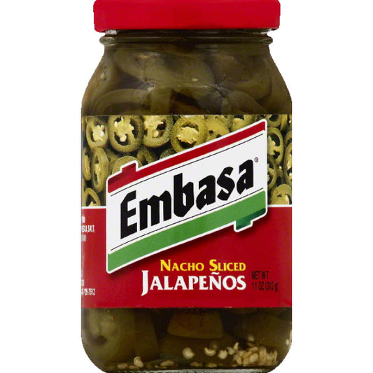 Embasa Pepper Sliced Nacho Jar 11 Oz - Pack of 12