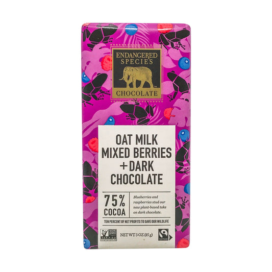 Endangered Species - Dark Chocolate Mixed Berries - 3 Oz.
 | Pack of 12 - PlantX US