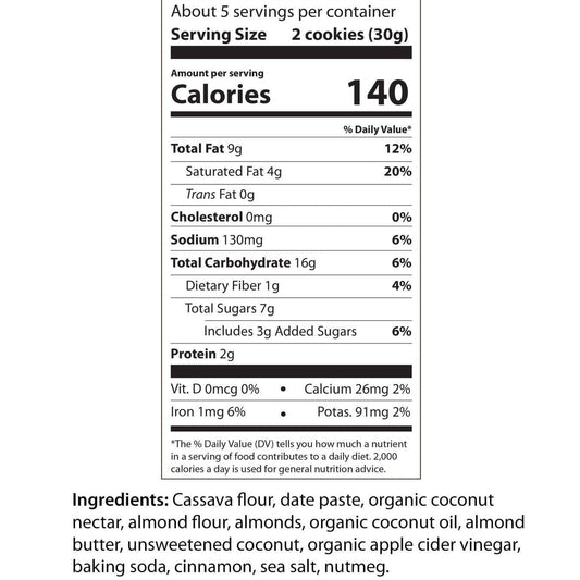Erin Baker's -Almond Butter Cookies, 5 oz