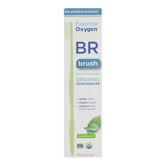 Essential Oxygen - Organic Mint Toothpaste, 4 oz