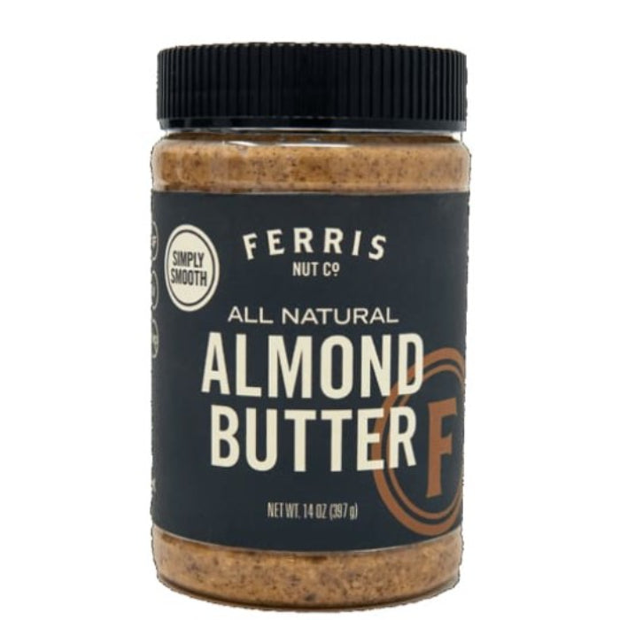 FERRIS COFFEE & NUT ALMOND BUTTER SMOOTH 14 OZ - Pack of 6