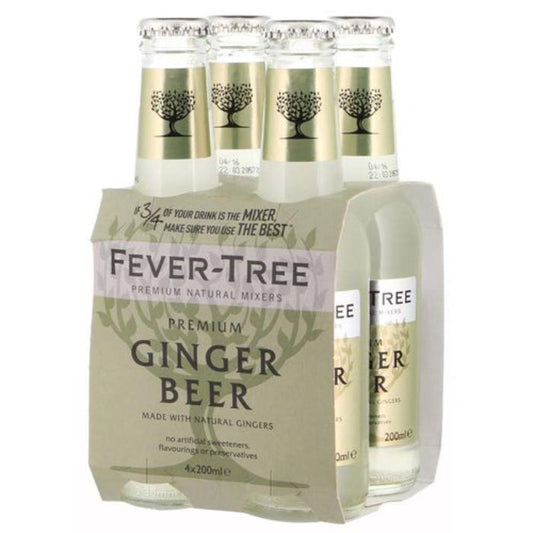 FEVER TREE SODA 4PK GINGER BEER 27.2 FO