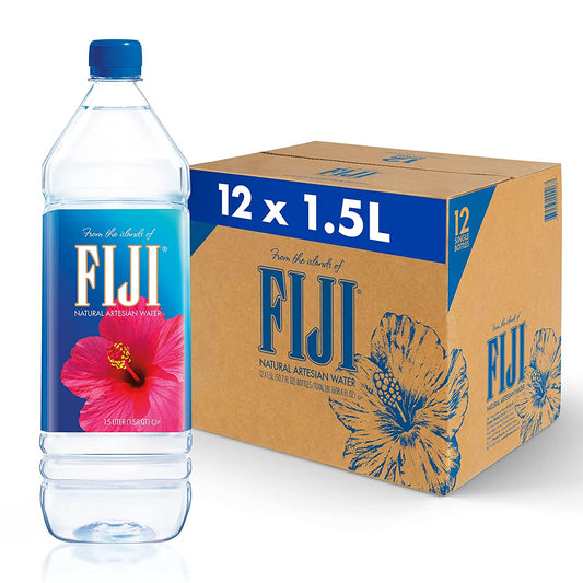 FIJI Natural Artesian Water, 50.7 Fl Oz
 | Pack of 12 - PlantX US