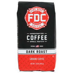 FIRE DEPARTMENT COFFEE COFFEE GRND DARK ROAST 12 OZ - Pack of 6