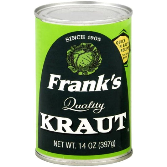 FRANKS SAUERKRAUT SHRD CAN 14 OZ - Pack of 24