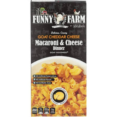 FUNNY FARM MAC N CHEESE GOAT SHLL GF 6 OZ - Pack of 8