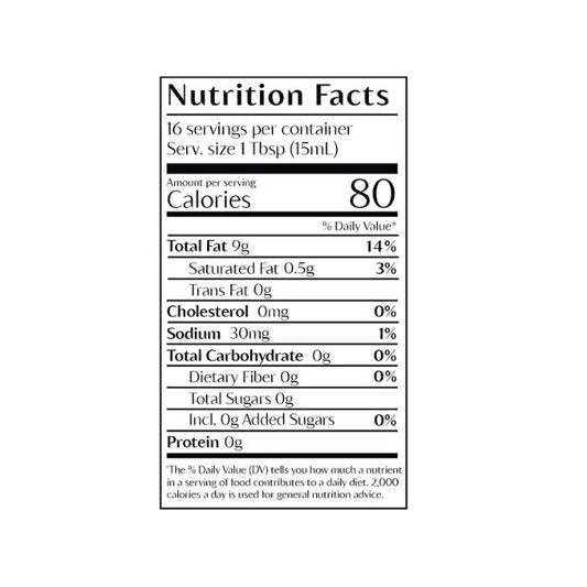 Fabalish - Plant-Based Tzatziki, 8oz - nutrition facts