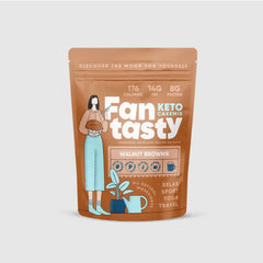 Fan Tasty Foods - Keto Cake Mix Walnut Brownie, 9.52 Oz | Pack of 6