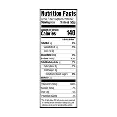 638031605019 - field roast lentil sage slices nutrition