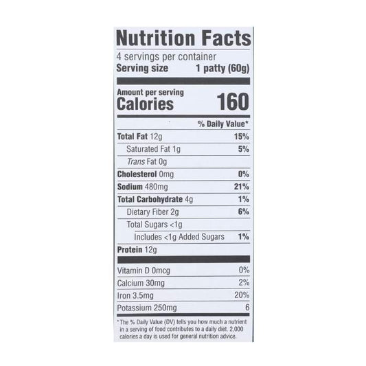 Field Roast - Plant-Based Breakfast Sausage Patties, 8.5oz - nutrition facts