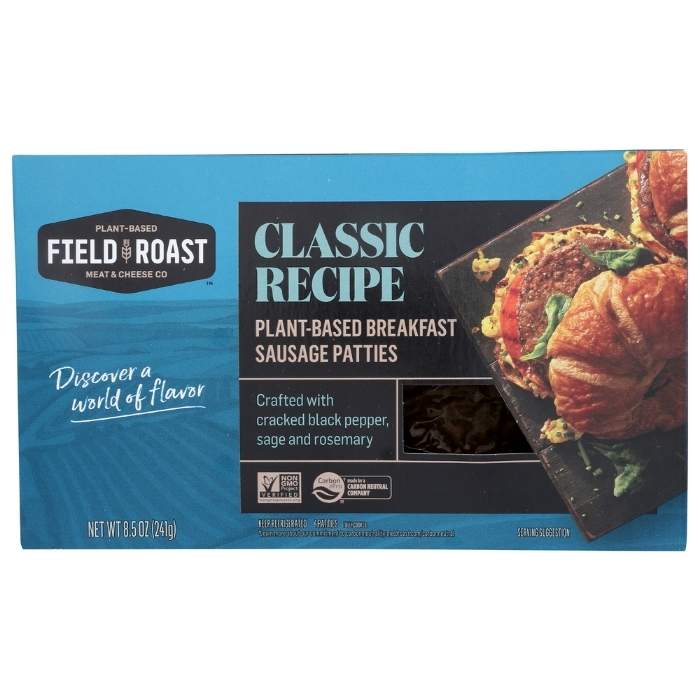 Field Roast - Plant-Based Breakfast Sausage Patties, 8.5oz - front