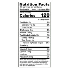 FitJoy - Grain Free Pretzels Hatch Chili Lime, 4.5oz  - Back