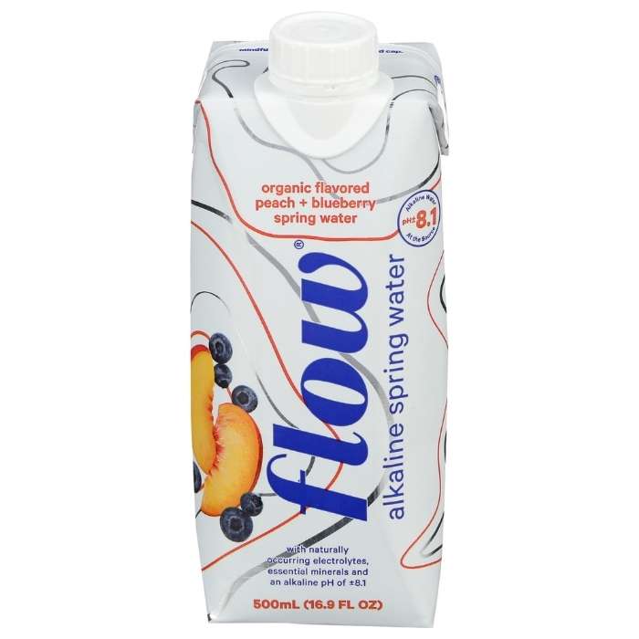 Flow Water - Peach + Blueberry, 16.9 fl oz