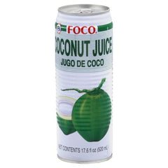 Foco Juice Coconut 17.6 Oz - Pack Of 24