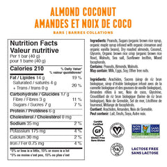 Fody Food - Almond Coconut Snack Bar, 1.41 OZ | Pack of 12