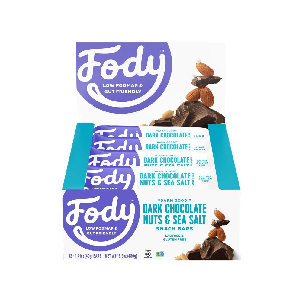 Fody Food - Bar Dark Chocolate Nuts & Sea Salt, 1.41 Oz | Pack of 12