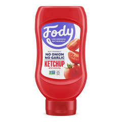 Fody Food - Vegan Tomato Ketchup No Onion No Garlic, 16.8 Oz | Pack of 10