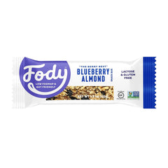 Fody Food Co. - Blueberry Almond Snack Bar, 1.41 Oz | Pack of 12